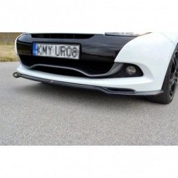 Maxton FRONT SPLITTER V.1 RENAULT CLIO MK3 RS FACELIFT Gloss Black, Clio III