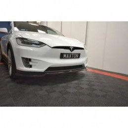 Maxton FRONT SPLITTER V.1 TESLA MODEL X Gloss Black, Tesla