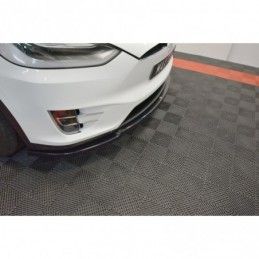 Maxton FRONT SPLITTER V.1 TESLA MODEL X Gloss Black, Tesla