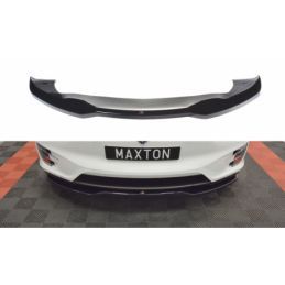 Maxton FRONT SPLITTER V.2 TESLA MODEL X Gloss Black, Tesla