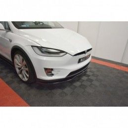 Maxton FRONT SPLITTER V.2 TESLA MODEL X Gloss Black, Tesla