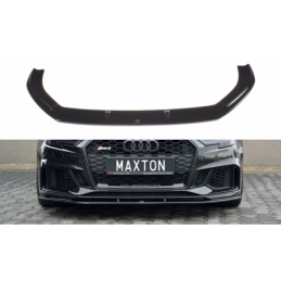 Maxton Front Splitter V.1 Audi RS3 8V FL Sportback Gloss Black, A3/S3/RS3 8V