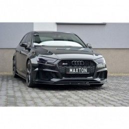 Maxton Front Splitter V.1 Audi RS3 8V FL Sportback Gloss Black, A3/S3/RS3 8V