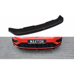Maxton Front Splitter V.5 VW Golf 7 R / R-Line Facelift Gloss Black, Golf 7