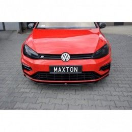 Maxton Front Splitter V.5 VW Golf 7 R / R-Line Facelift Gloss Black, Golf 7