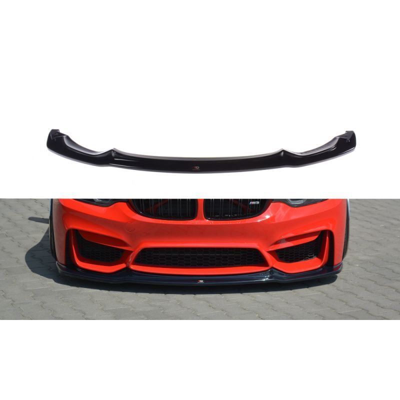 Maxton FRONT SPLITTER V.1 BMW M3 F80 Gloss Black, Serie 3 F30/ F31