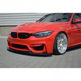 Maxton FRONT SPLITTER V.1 BMW M3 F80 Gloss Black, Serie 3 F30/ F31