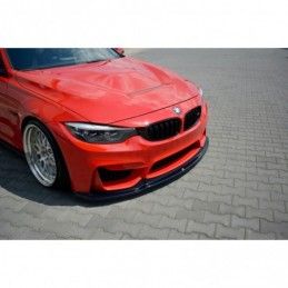 Maxton FRONT SPLITTER V.1 BMW M3 F80 Gloss Black, Serie 3 F30/ F31