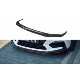 Maxton Front Splitter V.2 Hyundai I30 N Mk3 Hatchback / Fastback Gloss Black, Hyundai