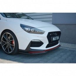 Maxton Front Splitter V.2 Hyundai I30 N Mk3 Hatchback / Fastback Gloss Black, Hyundai