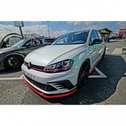 Maxton FRONT SPLITTER VW GOLF Mk7 GTI CLUBSPORT Gloss Black, Golf 7