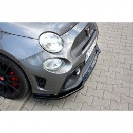 Maxton FRONT SPLITTER FIAT 500 ABARTH MK1 FACELIFT Gloss Black, 500