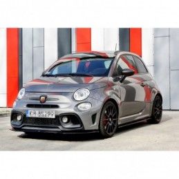 Maxton FRONT SPLITTER FIAT 500 ABARTH MK1 FACELIFT Gloss Black, 500