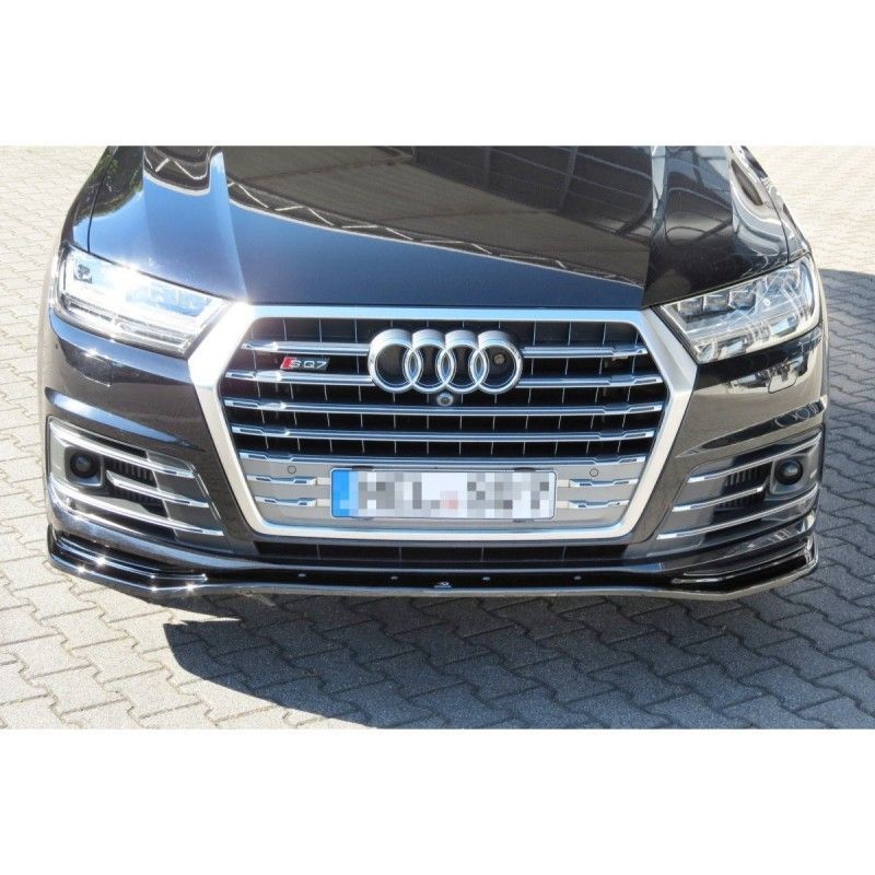 Maxton Front Splitter Audi SQ7 / Q7 S-Line Mk.2 Gloss Black, Q7 / SQ7