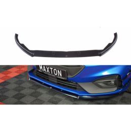 Maxton Front Splitter V.2 Ford Focus ST / ST-Line Mk4 Gloss Black, Focus Mk4 / ST-Line