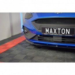 Maxton Front Splitter V.2 Ford Focus ST / ST-Line Mk4 Gloss Black, Focus Mk4 / ST-Line