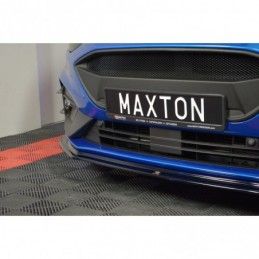 Maxton Front Splitter V.4 Ford Focus ST / ST-Line Mk4 Gloss Black, Focus Mk4 / ST-Line