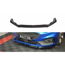 Maxton Front Splitter V.5 Ford Focus ST / ST-Line Mk4 Gloss Black, Focus Mk4 / ST-Line