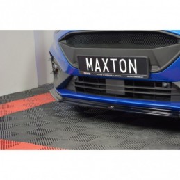 Maxton Front Splitter V.5 Ford Focus ST / ST-Line Mk4 Gloss Black, Focus Mk4 / ST-Line