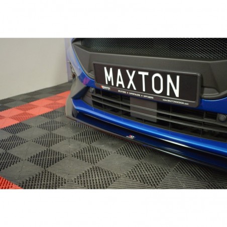 Maxton Front Splitter V.6 Ford Focus ST / ST-Line Mk4 Gloss Black, Focus Mk4 / ST-Line
