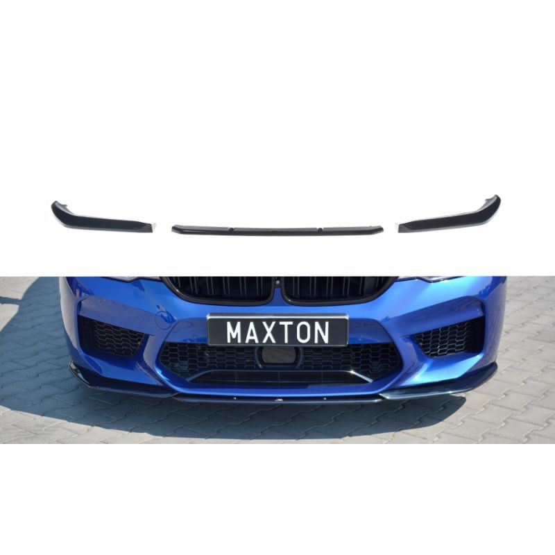 Maxton FRONT SPLITTER V.2 BMW M5 F90 Gloss Black, M5 F90