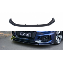 Maxton Front Splitter V.1 Audi RS4 B9 Gloss Black, A4 B9