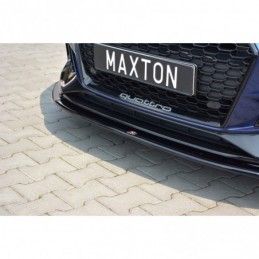 Maxton Front Splitter V.2 Audi RS4 B9 Gloss Black, A4 B9