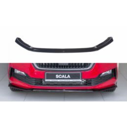 Maxton Front Splitter V.3 Skoda Scala Gloss Black, Scala