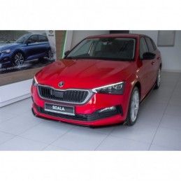 Maxton Front Splitter V.3 Skoda Scala Gloss Black, Scala