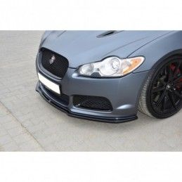 Maxton FRONT SPLITTER V.1 JAGUAR XF- R Gloss Black, Jaguar