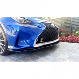 Maxton FRONT SPLITTER V.2 Lexus Rc Gloss Black, Lexus