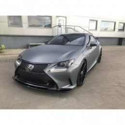 Maxton FRONT SPLITTER V.1 Lexus Rc Gloss Black, Lexus