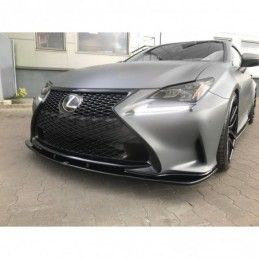 Maxton FRONT SPLITTER V.1 Lexus Rc Gloss Black, Lexus