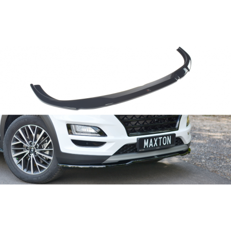 Maxton FRONT SPLITTER V.2 Hyundai Tucson Mk3 Facelift Gloss Black, Hyundai