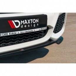 Maxton FRONT SPLITTER for BMW X3 F25 M-Pack Facelift Gloss Black, X3 F25