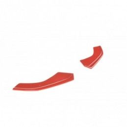 Maxton Front Splitter V.8 VW Golf 7 R / R-Line Facelift RED, Golf 7