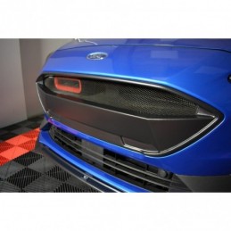 Maxton Front Grill Ford Focus ST / ST-Line Mk4 Gloss Black, Focus Mk4 / ST-Line