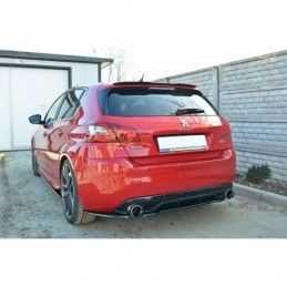 Maxton CENTRAL REAR SPLITTER PEUGEOT 308 II GTI (without vertical bars) Gloss Black, 308