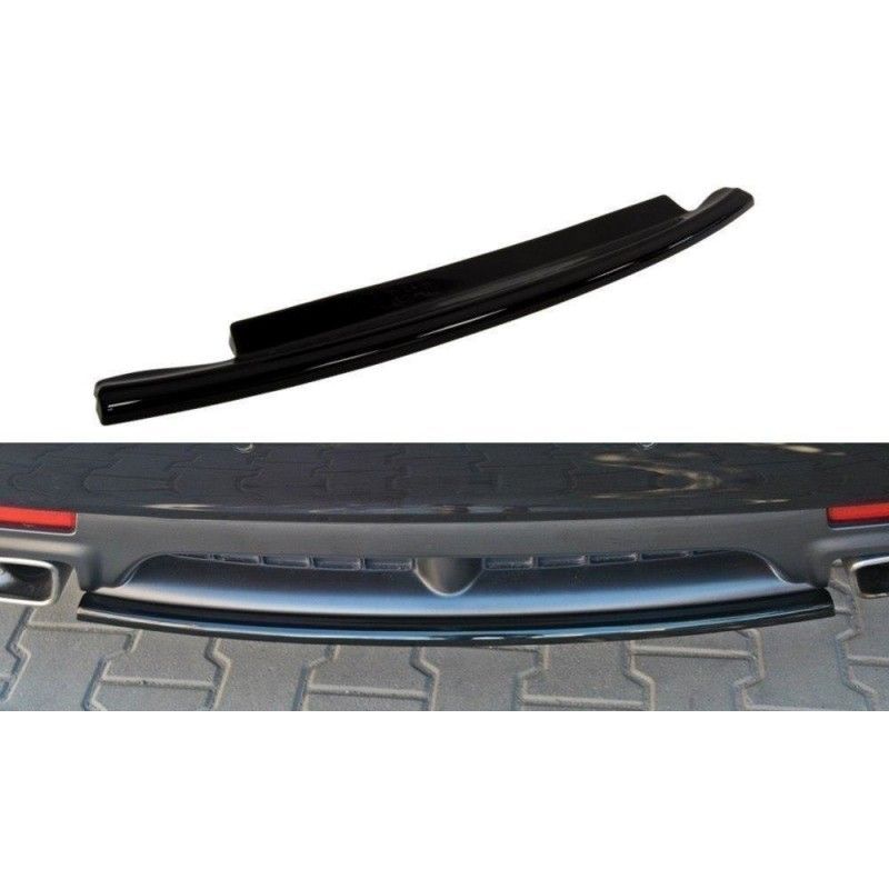 Maxton CENTRAL REAR SPLITTER SAAB 9-3 TURBO X Gloss Black, SAAB