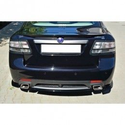 Maxton CENTRAL REAR SPLITTER SAAB 9-3 TURBO X Gloss Black, SAAB