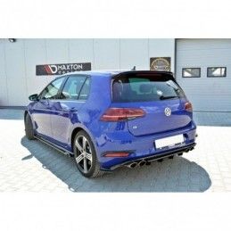 Maxton CENTRAL REAR SPLITTER VW GOLF VII R Gloss Black, Golf 7