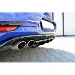 Maxton CENTRAL REAR SPLITTER VW GOLF VII R Gloss Black, Golf 7