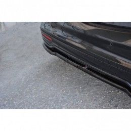 Maxton CENTRAL REAR SPLITTER MERCEDES-BENZ S-CLASS AMG-LINE W222 Gloss Black, CLASSE S W221