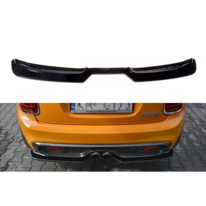 Maxton CENTRAL REAR SPLITTER MINI COOPER S MK3 PREFACE 3-DOOR (F56) Gloss Black, Mini