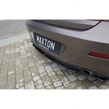 Maxton CENTRAL REAR SPLITTER BMW 6 GRAN COUPÉ Gloss Black, Serie 6 F06/ F12/ F13