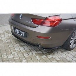 Maxton CENTRAL REAR SPLITTER BMW 6 GRAN COUPÉ Gloss Black, Serie 6 F06/ F12/ F13