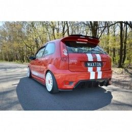 Maxton Rear Valance Ford Fiesta ST Mk6 Gloss Black, Fiesta MK6 / MK6 ST