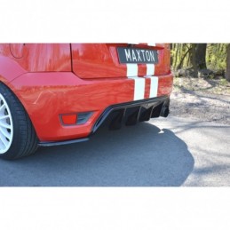 Maxton Rear Valance Ford Fiesta ST Mk6 Gloss Black, Fiesta MK6 / MK6 ST