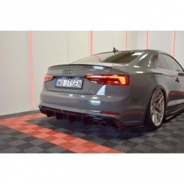 Maxton Rear Valance Audi S5 F5 Coupe / Sportback Gloss Black, A5 F5