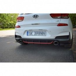 Maxton Rear Valance Hyundai I30 N Mk3 Hatchback Gloss Black, Hyundai